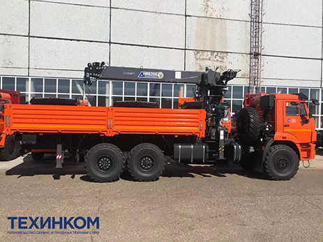 Бортовой автомобиль KAMAZ-43118-73094-50 с КМУ Kanglim 1256 (мод. 6591-120091-50)