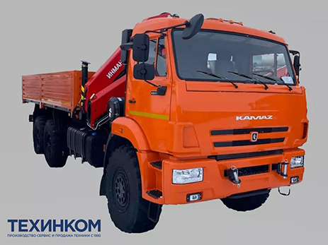 Бортовой автомобиль KAMAZ-43118-73094-50 с КМУ Палфингер Инман ИМ-150N (мод. 6591-33591-50)