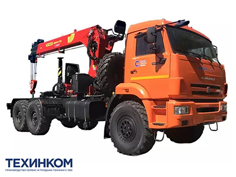 Тягач KAMAZ-43118-73094-50 с КМУ Палфингер Инман ИТ-150 (мод. 659102-117292-50)