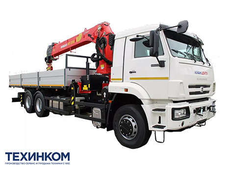 Бортовой автомобиль KAMAZ-65117-104020-49 с КМУ Палфингер Инман ИТ-200 (мод. 6590-2353155-49)
