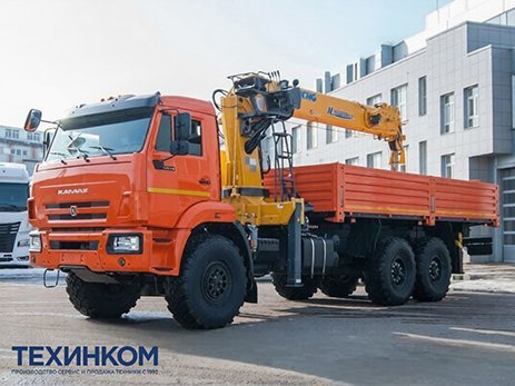 Бортовой автомобиль KAMAZ-43118-3027-48 с КМУ XCMG SQS 200-6