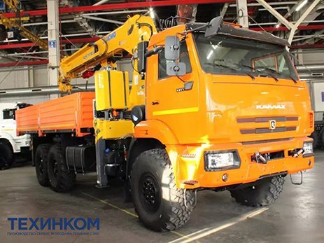 Бортовой автомобиль KAMAZ-43118-2095-48 с КМУ XCMG SQS 200-6 + бур