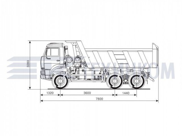 Фото №6: Самосвал КАМАЗ-6522 (19 тонн, 6х6)