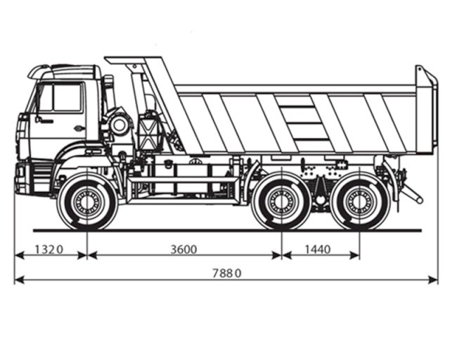 Фото №4: Самосвал КАМАЗ-6522 (19 тонн, 6х6)