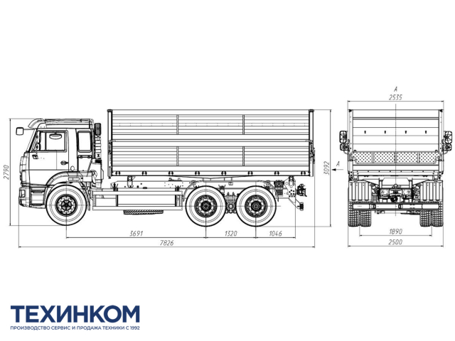 Фото №7: Самосвал KAMAZ-45143 (12 тонн, 6х4)