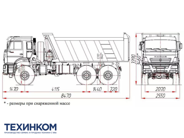 Фото №3: Самосвал KAMAZ-65222-26012-53
