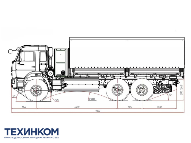 Фото №6: Бортовой автомобиль KAMAZ-43118